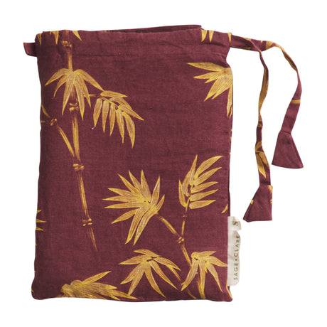 Aneta Linen Euro Pillowcase Set - Rosewood