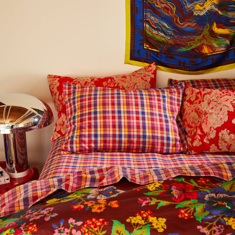 Stela Cotton Pillowcase Set - Pansy Standard