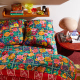 Ines Silk Pillowcase - Verdant Standard