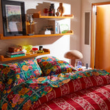 Ines Silk Pillowcase - Verdant Standard