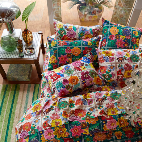 Ines Silk Pillowcase - Porcelain Standard