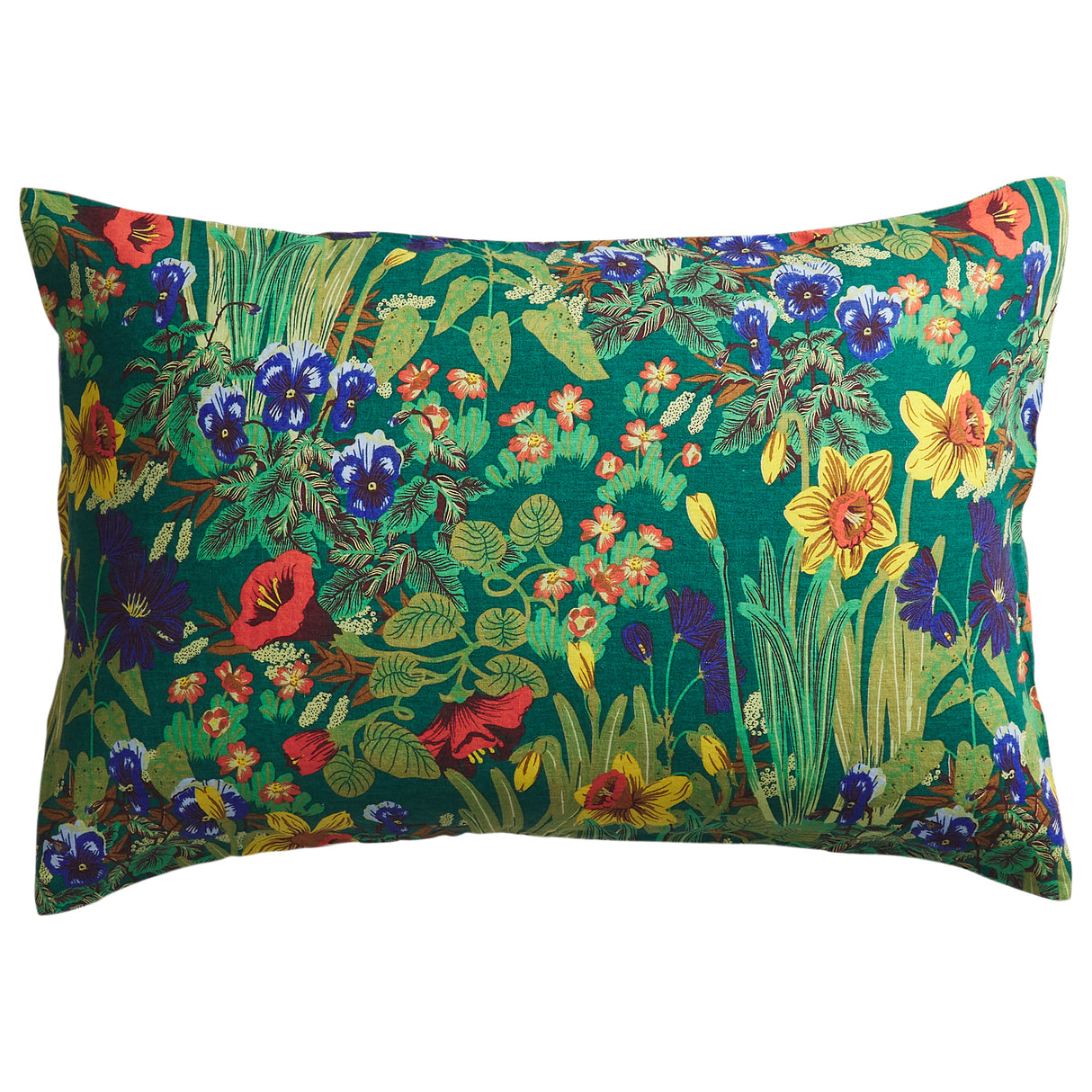 Babette Linen Pillowcase Set - Verdant Standard