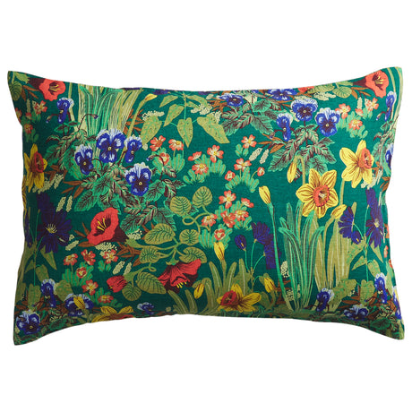 Babette Linen Pillowcase Set - Verdant Standard