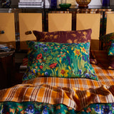 Babette Linen Pillowcase Set - Verdant Standard