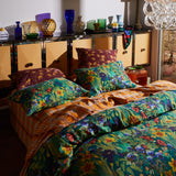 Babette Linen Pillowcase Set - Verdant Standard