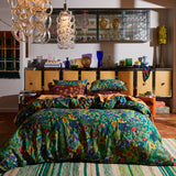 Babette Linen Pillowcase Set - Verdant Standard