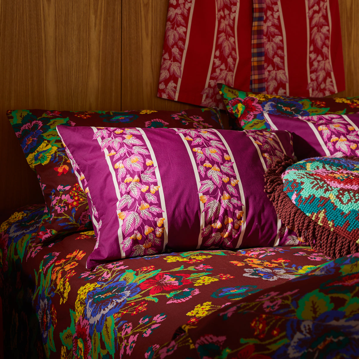 Agata Cotton Pillowcase Set - Mulberry Standard