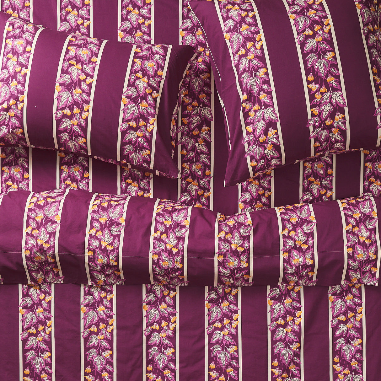 Agata Cotton Pillowcase Set - Mulberry Standard