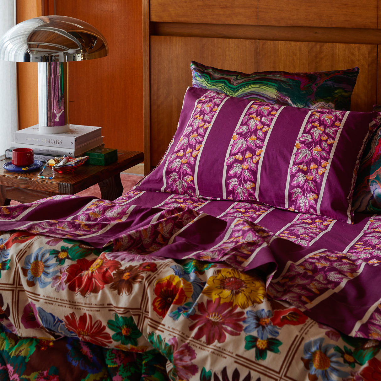 Agata Cotton Pillowcase Set - Mulberry Standard