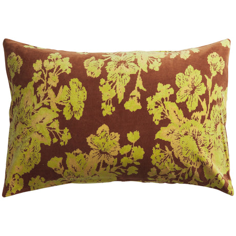 Hazel Velvet Pillowcase - Russet Standard