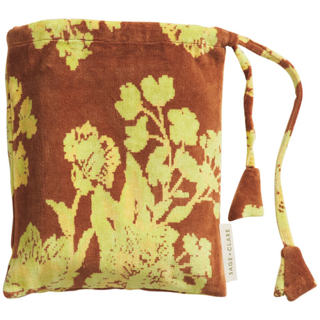 Hazel Velvet Pillowcase - Russet Standard