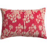 Hazel Velvet Pillowcase - Vermillion Standard