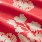 Hazel Velvet Pillowcase - Vermillion Standard