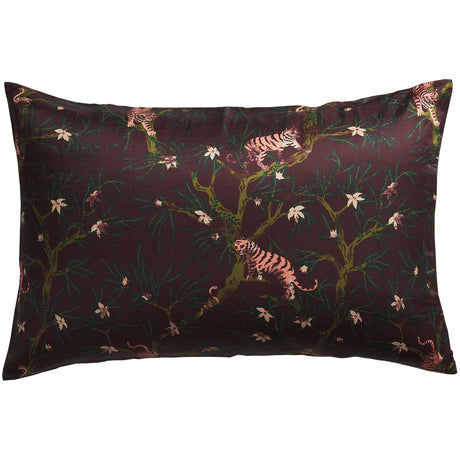 Andrea Linen-Silk Pillowcase - Rosewood Standard