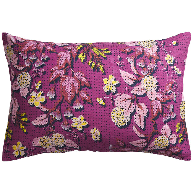 Heidi Linen Pillowcase Set - Mulberry Standard