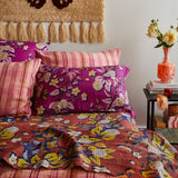 Heidi Linen Pillowcase Set - Mulberry Standard