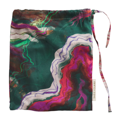 Zoi Silk Pillowcase - Verdant Standard