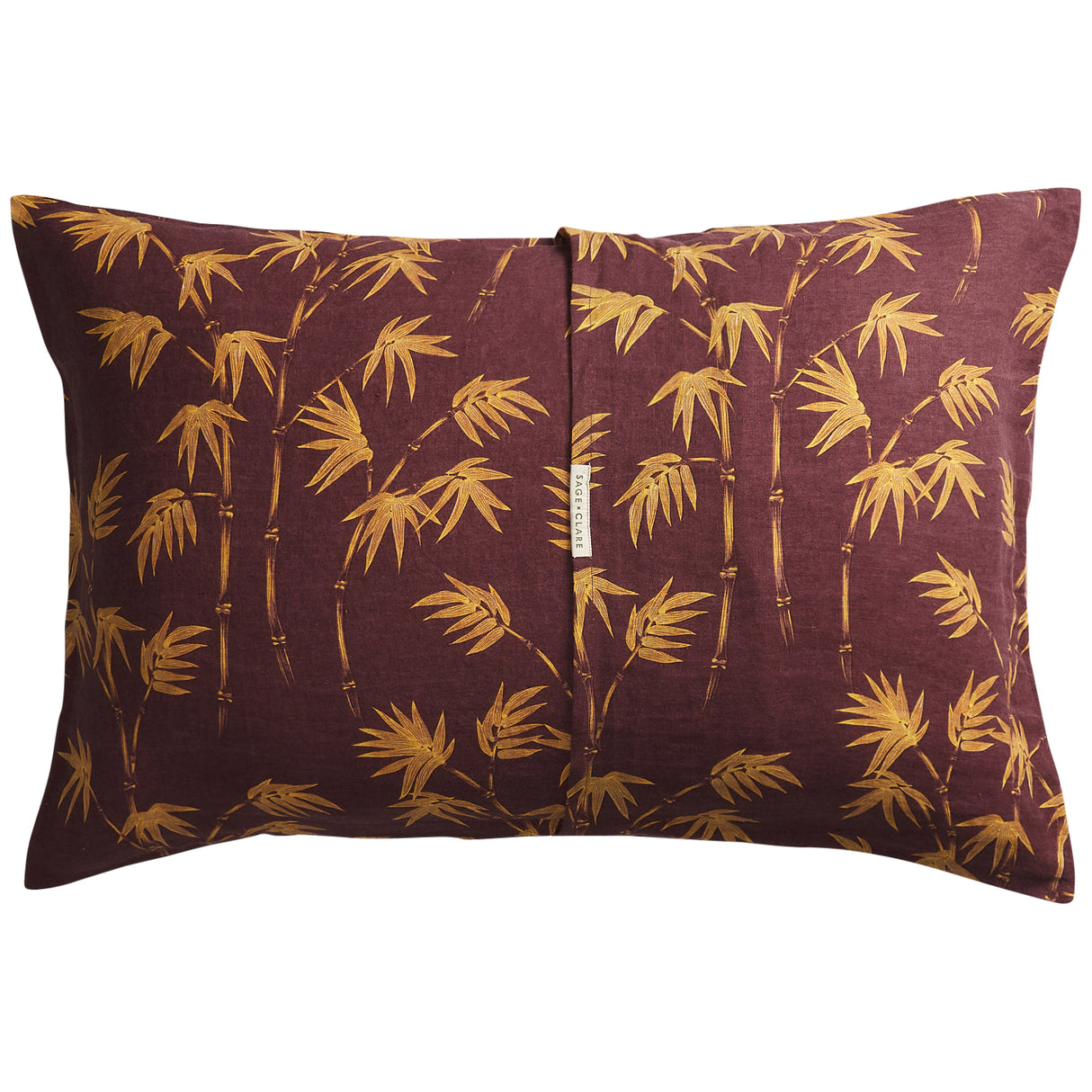 Aneta Linen Pillowcase Set - Rosewood Standard