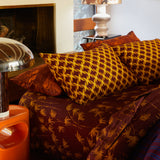 Klaudia Linen Pillowcase Set - Medallion Standard