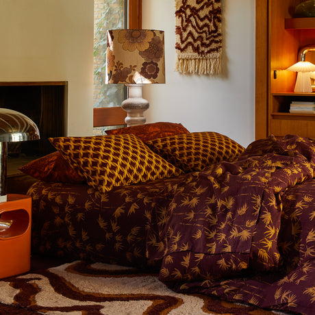 Klaudia Linen Pillowcase Set - Medallion Standard