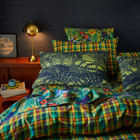 Emilia Linen Pillowcase Set - Ink Standard