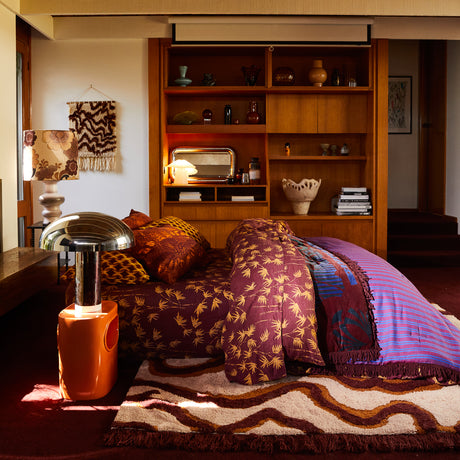 Emilia Linen Pillowcase Set - Marigold Standard