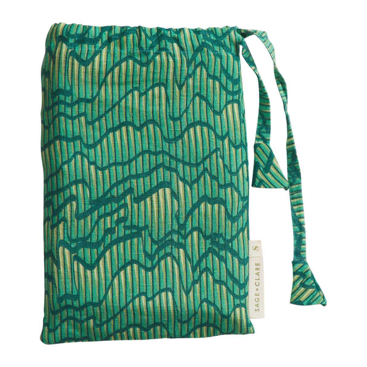 Hanna Linen Pillowcase Set - Kelly Green Standard