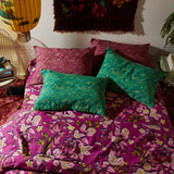 Hanna Linen Pillowcase Set - Kelly Green Standard