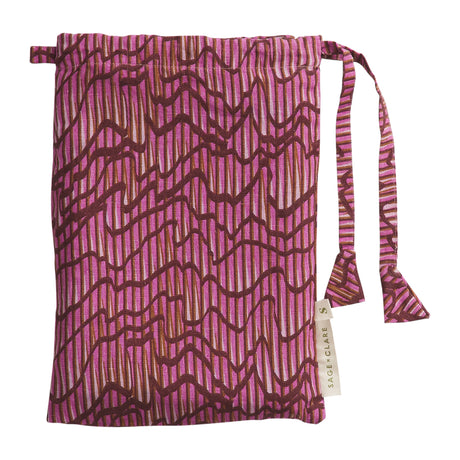 Hanna Linen Pillowcase Set - Pansy Standard