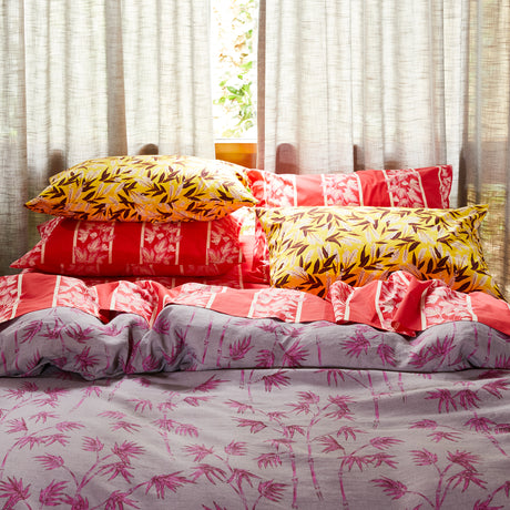 Lina Cotton Pillowcase Set - Medallion Standard