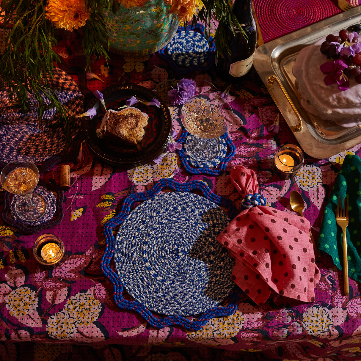 Marzena Placemat - Ultramarine