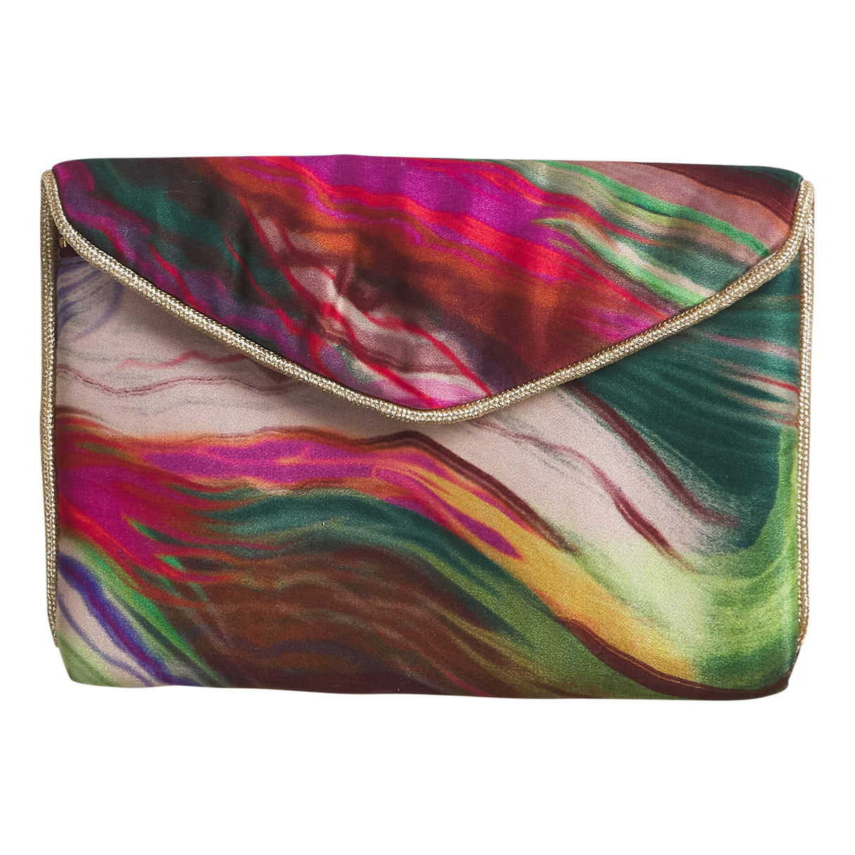 Zoi Silk Pouch - Verdant
