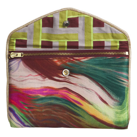 Zoi Silk Pouch - Verdant