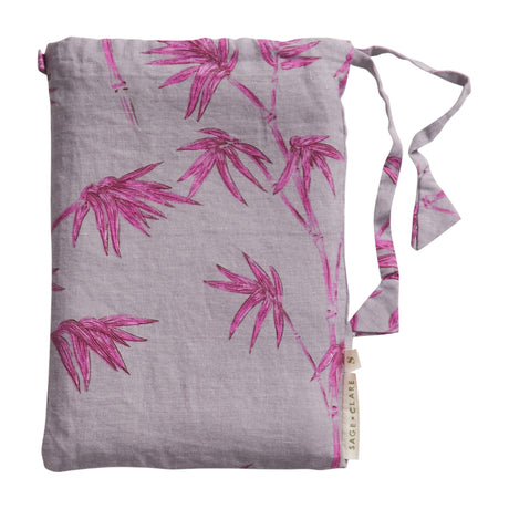 Aneta Linen Quilt Cover - Mink Grey Queen