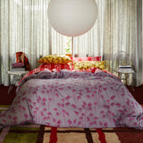 Aneta Linen Quilt Cover - Mink Grey Queen