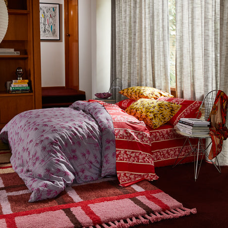 Aneta Linen Quilt Cover - Mink Grey Queen