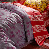 Aneta Linen Quilt Cover - Mink Grey Queen