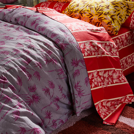 Aneta Linen Quilt Cover - Mink Grey Queen