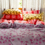 Aneta Linen Quilt Cover - Mink Grey Queen