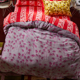 Aneta Linen Quilt Cover - Mink Grey Queen