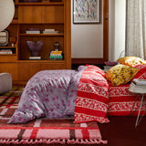 Aneta Linen Quilt Cover - Mink Grey Queen