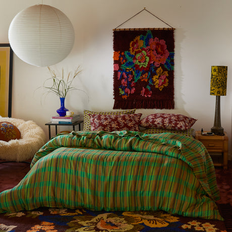 Nicolette Linen Quilt Cover - Juniper Single