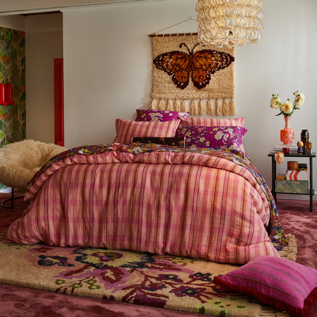 Nicolette Linen Quilt Cover - Poudre Single