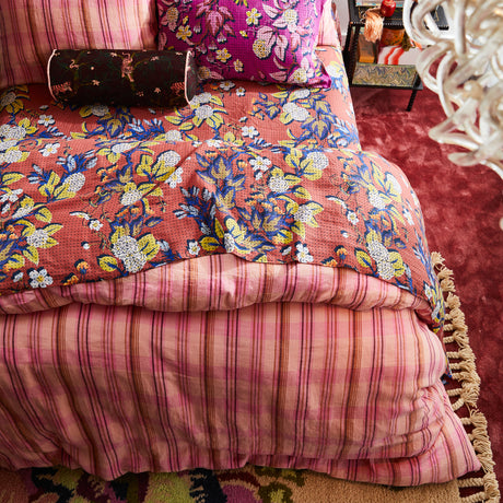 Nicolette Linen Quilt Cover - Poudre Single