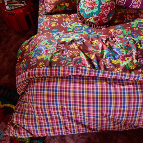 Stela Cotton Quilt Cover - Pansy Single