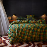 Stela Cotton Quilt Cover - Spring Green Single