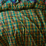 Stela Cotton Quilt Cover - Spring Green Single