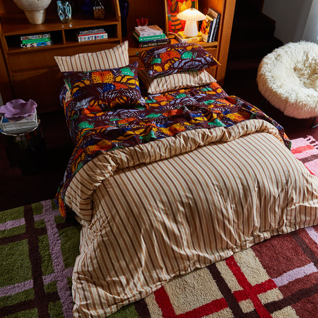 Leon Cotton Quilt Cover - Chiffon Single