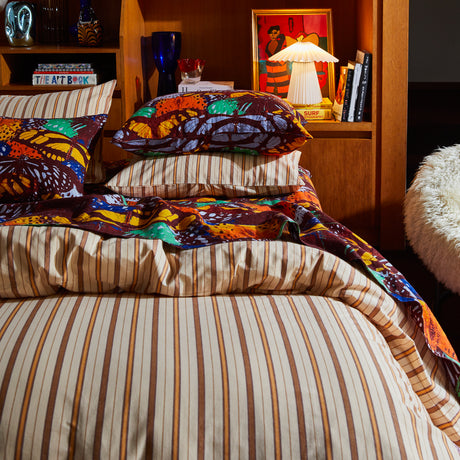 Leon Cotton Quilt Cover - Chiffon Single