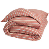 Leon Cotton Quilt Cover - Burnt Sienna Single